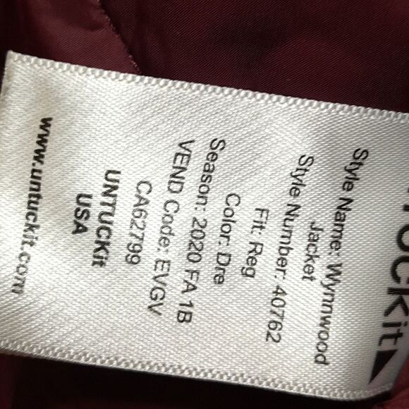 Untuckit Quilted Wynnwood Jacket...size M - Picture 5 of 9